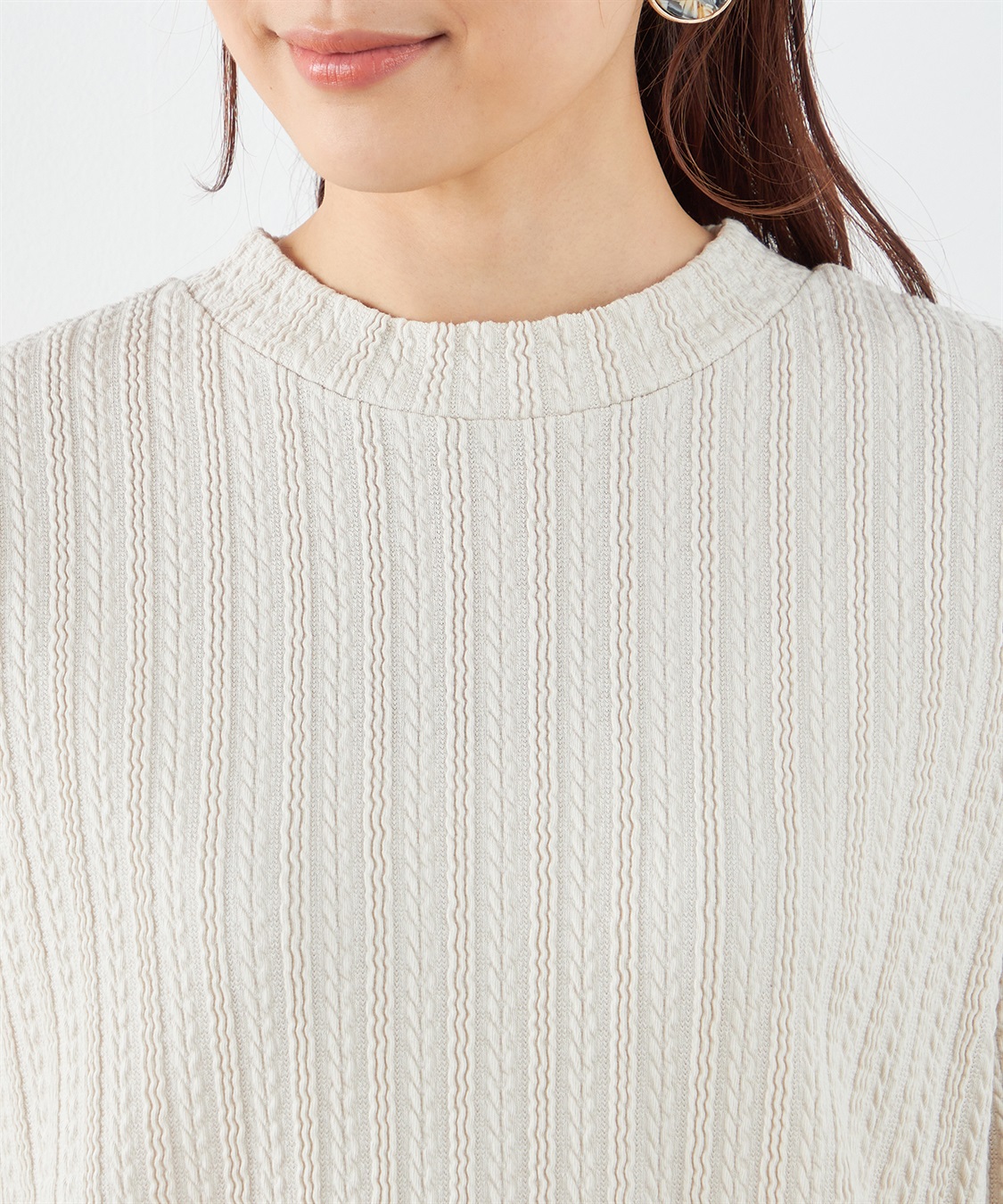 DECOY ジャガードハイネックプルオーバー_sub_3