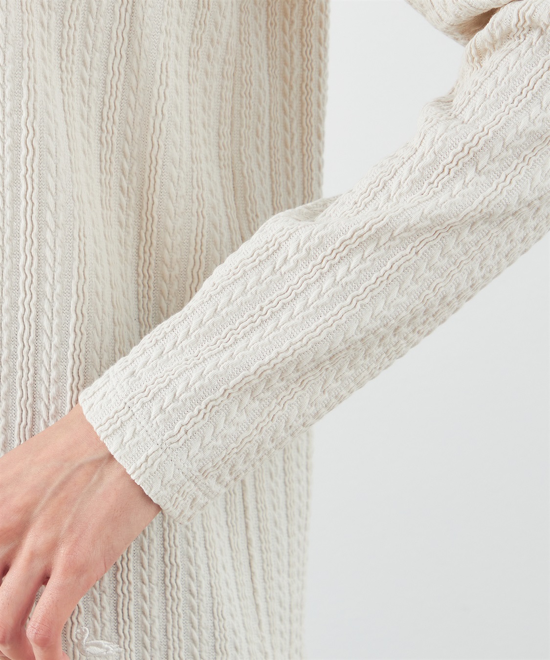 DECOY ジャガードハイネックプルオーバー_sub_4