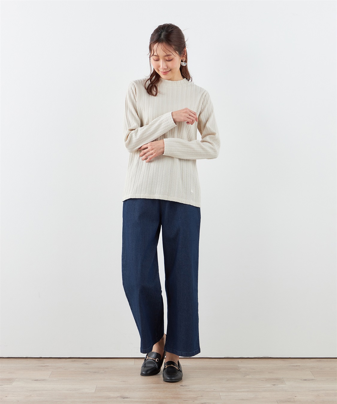 DECOY ジャガードハイネックプルオーバー_sub_10