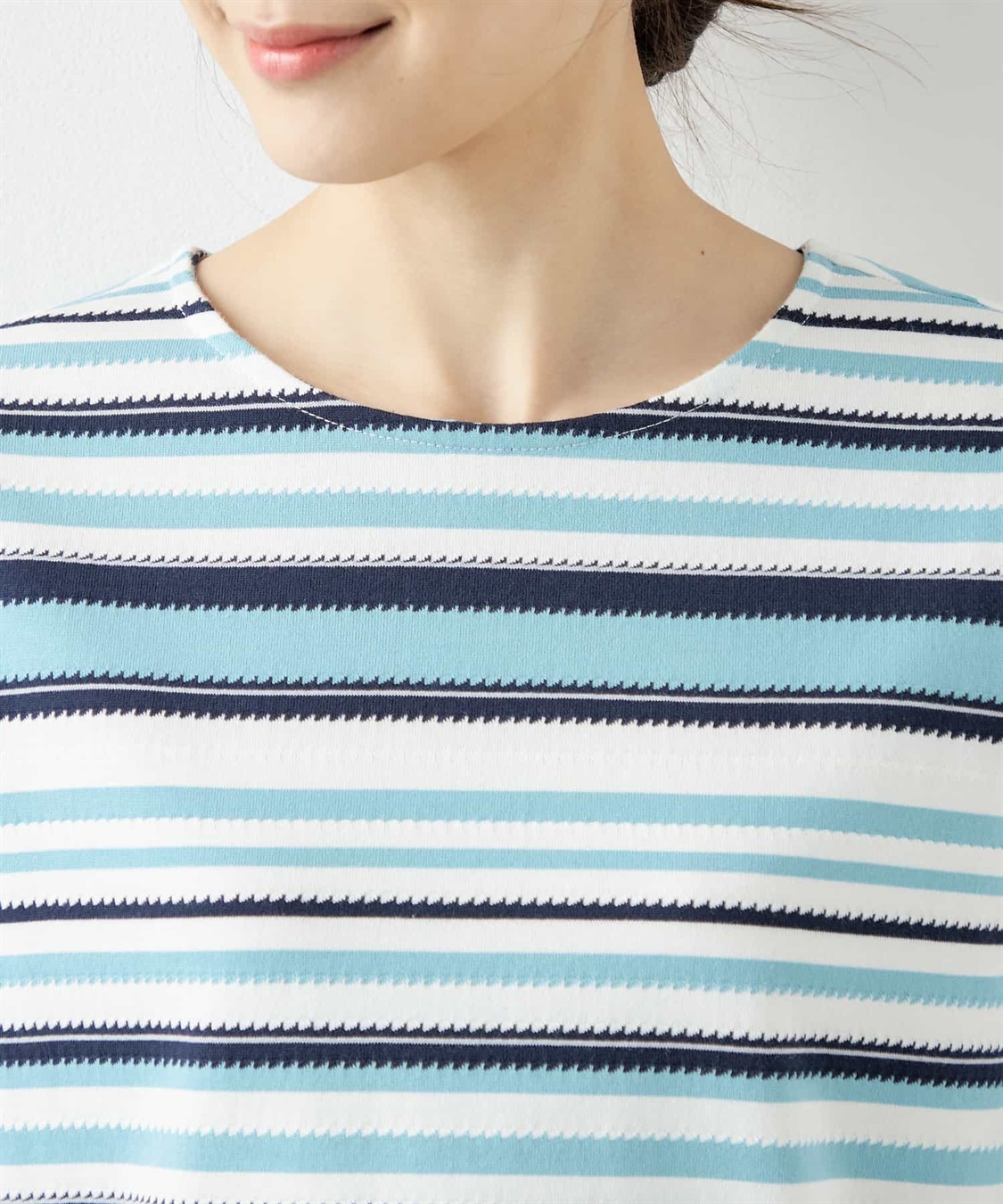 DECOY マルチジャガードボーダープルオーバー_sub_3