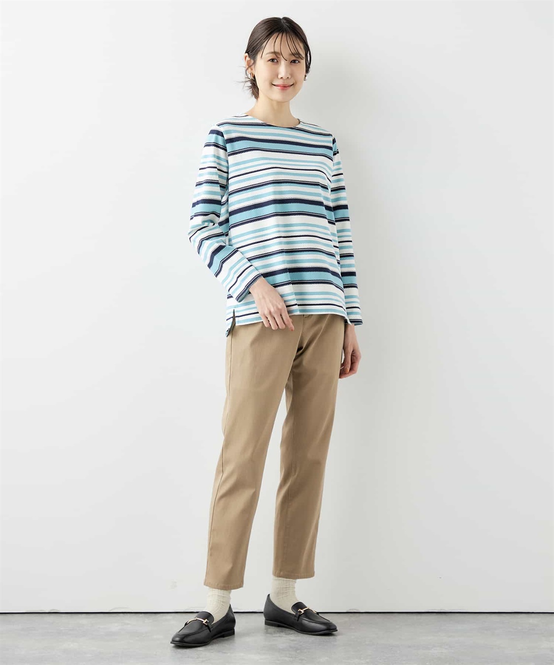 DECOY マルチジャガードボーダープルオーバー_sub_11