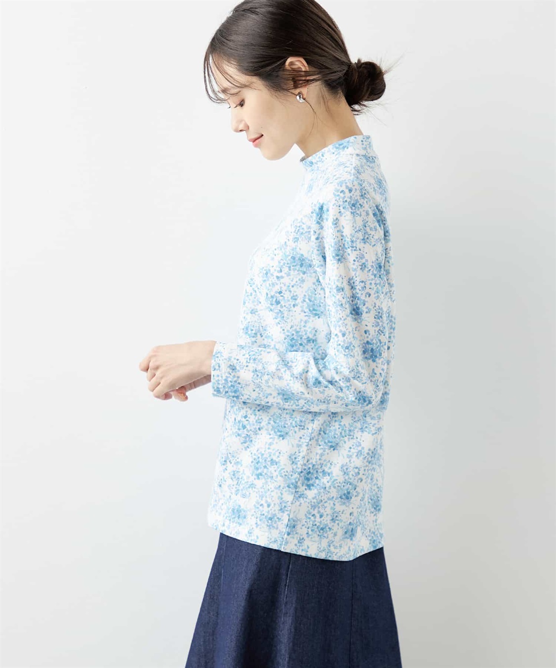 DECOY プリントハイネックプルオーバー_sub_1