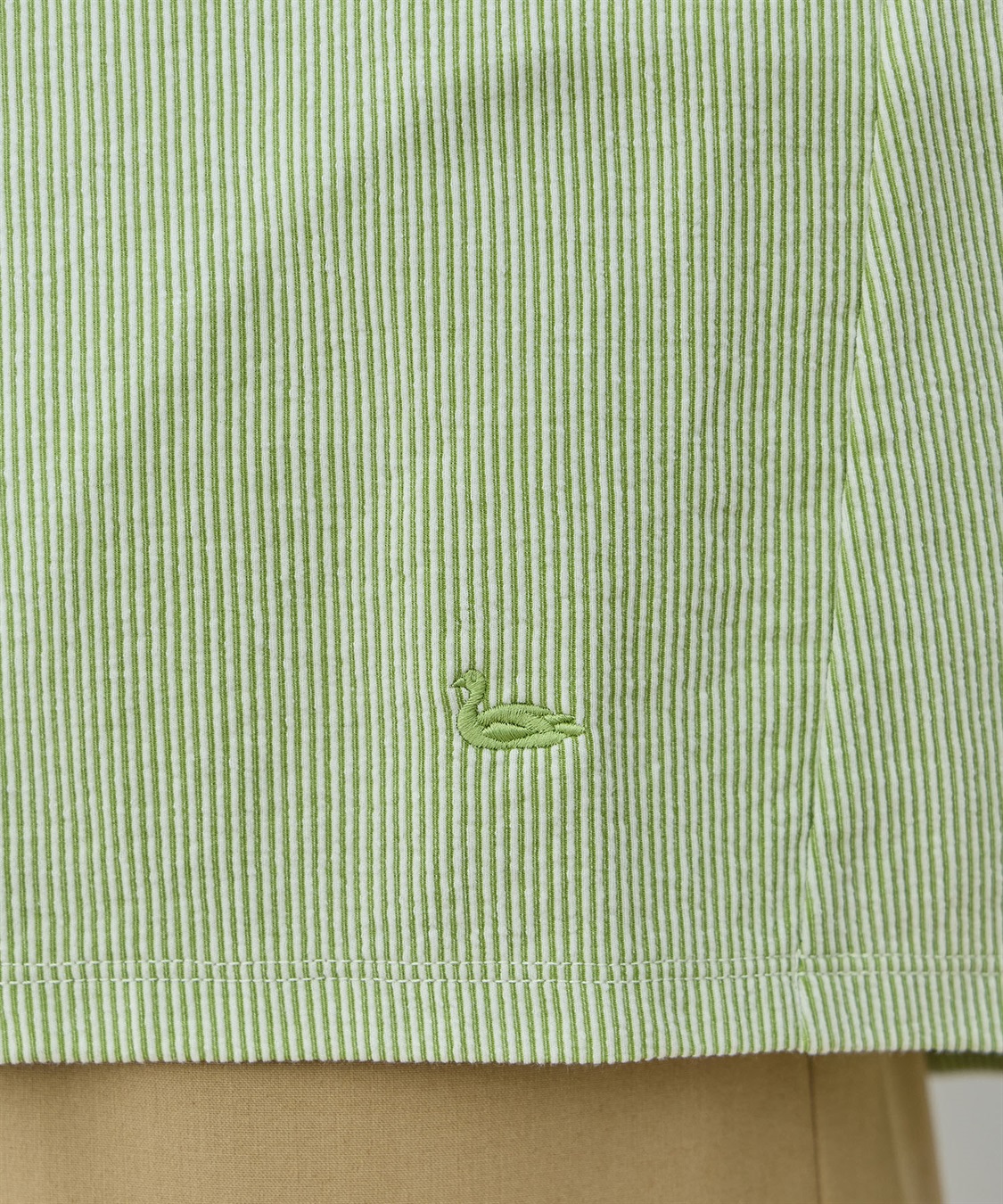 DECOY パフスリーブストライププルオーバー_sub_7