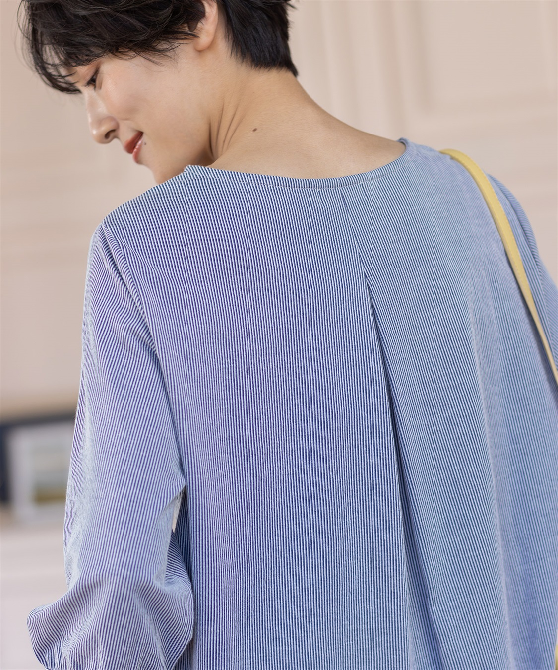 DECOY パフスリーブストライププルオーバー_sub_16