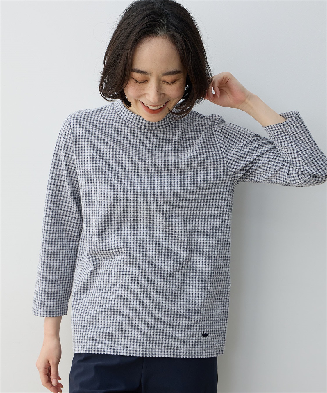 DECOY サッカーギンガムプルオーバー_sub_1