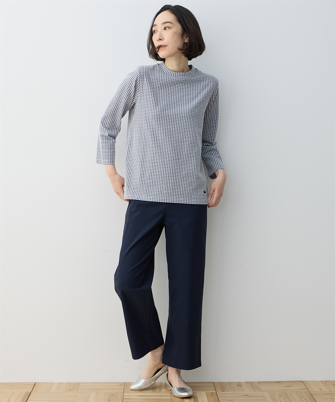 DECOY サッカーギンガムプルオーバー_sub_9