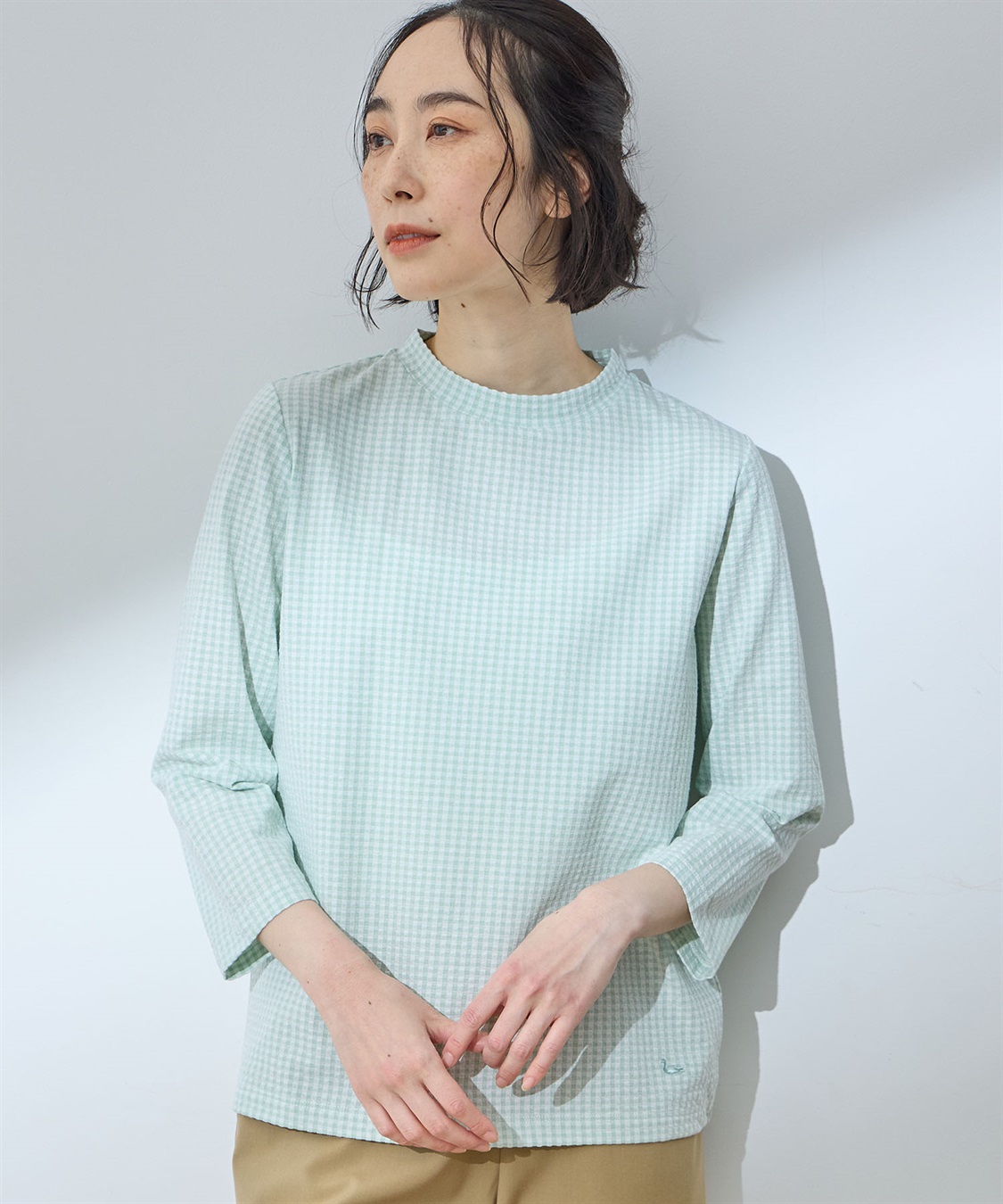 DECOY サッカーギンガムプルオーバー_sub_12