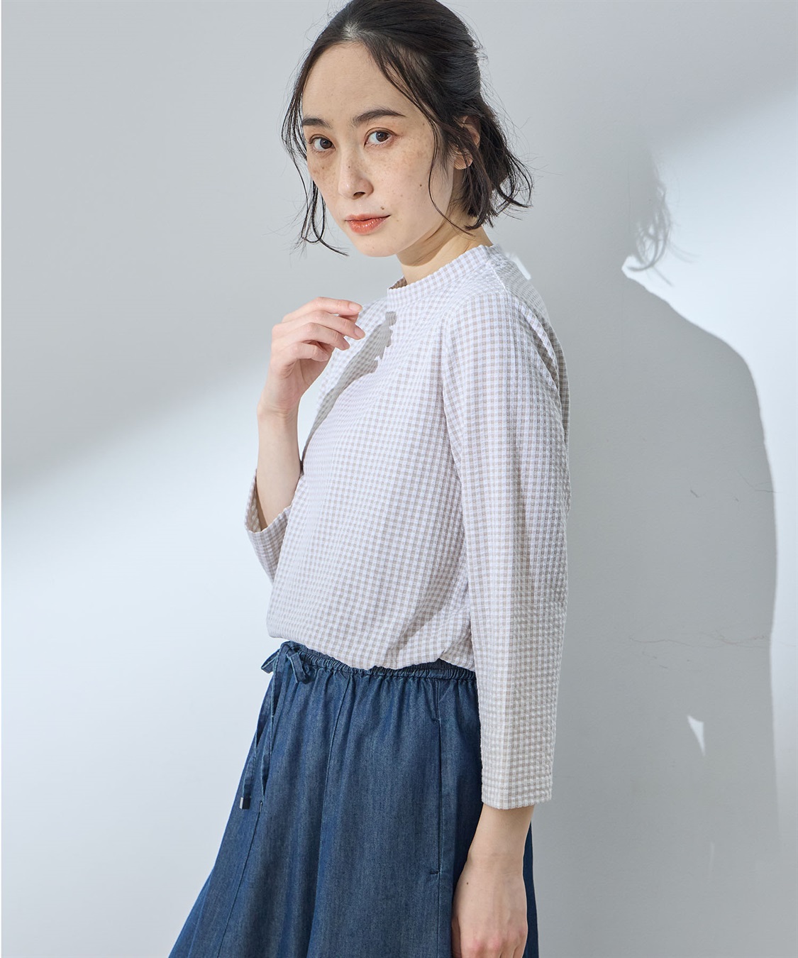 DECOY サッカーギンガムプルオーバー_sub_14