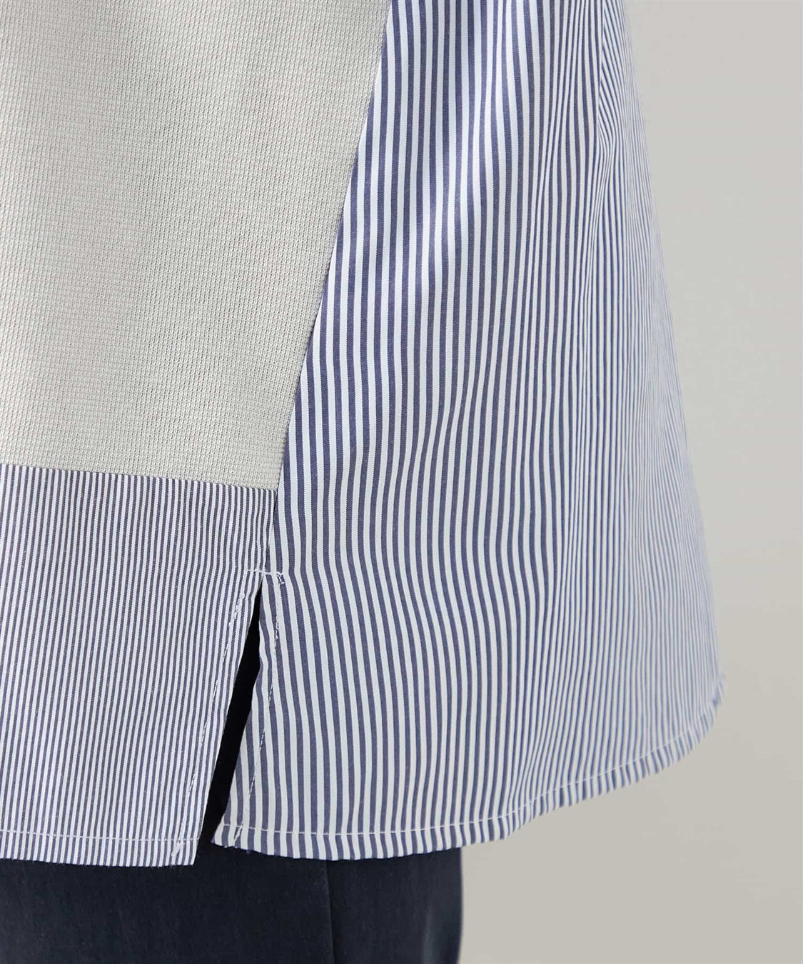 DECOY ストライプドッキングプルオーバー_sub_5