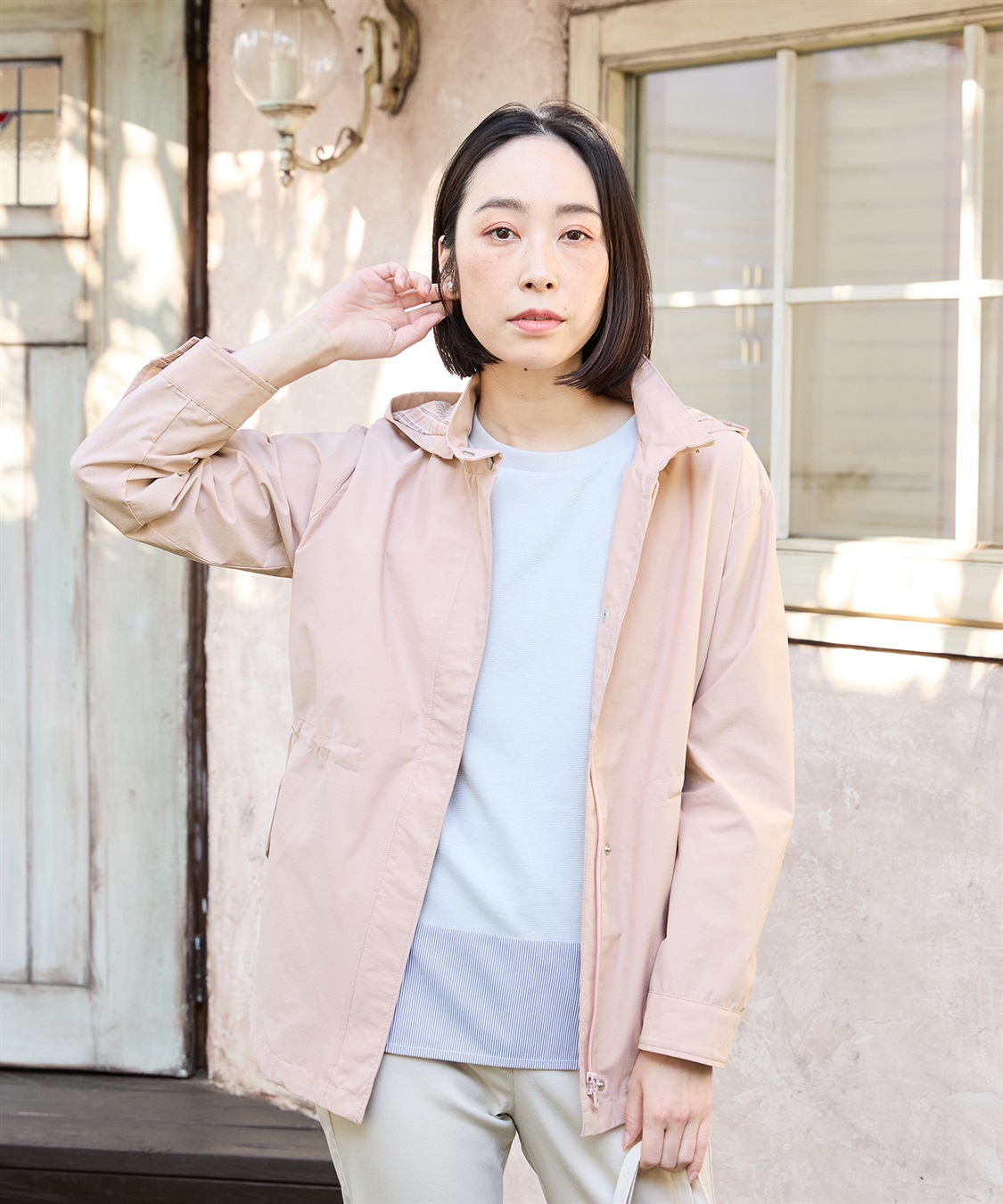 DECOY ストライプドッキングプルオーバー_sub_9