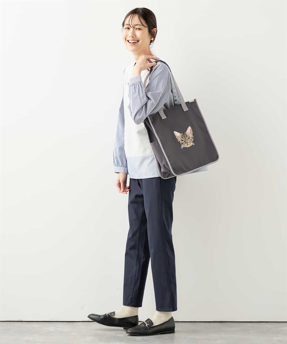 DECOY ストライプドッキングプルオーバー_sub_11