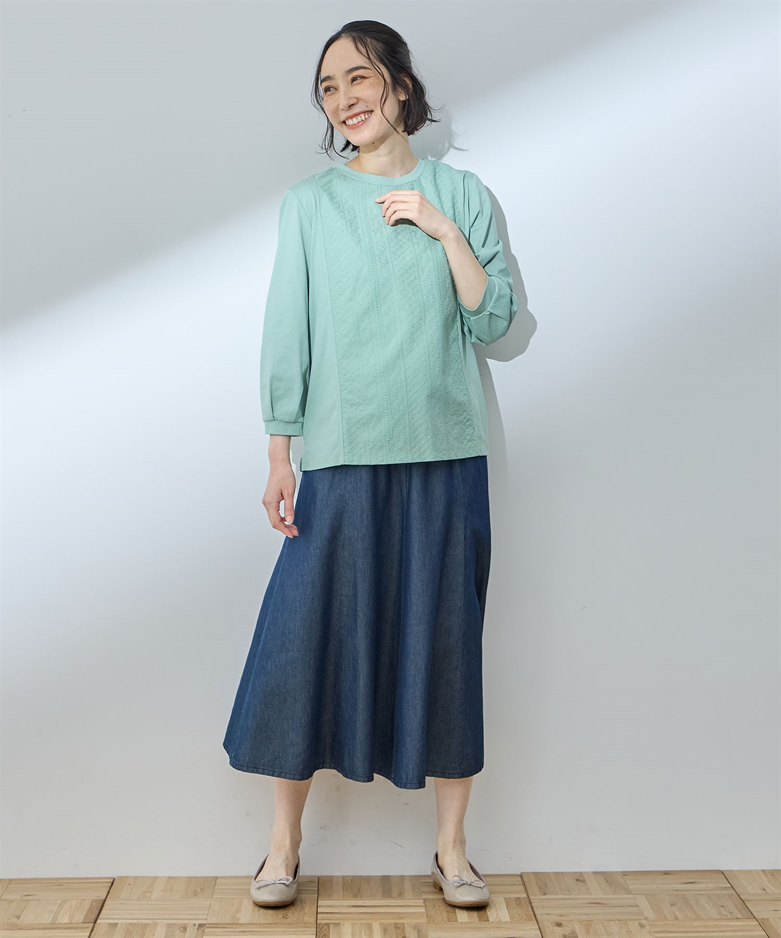 DECOY フロント刺しゅう切替プルオーバー_sub_10