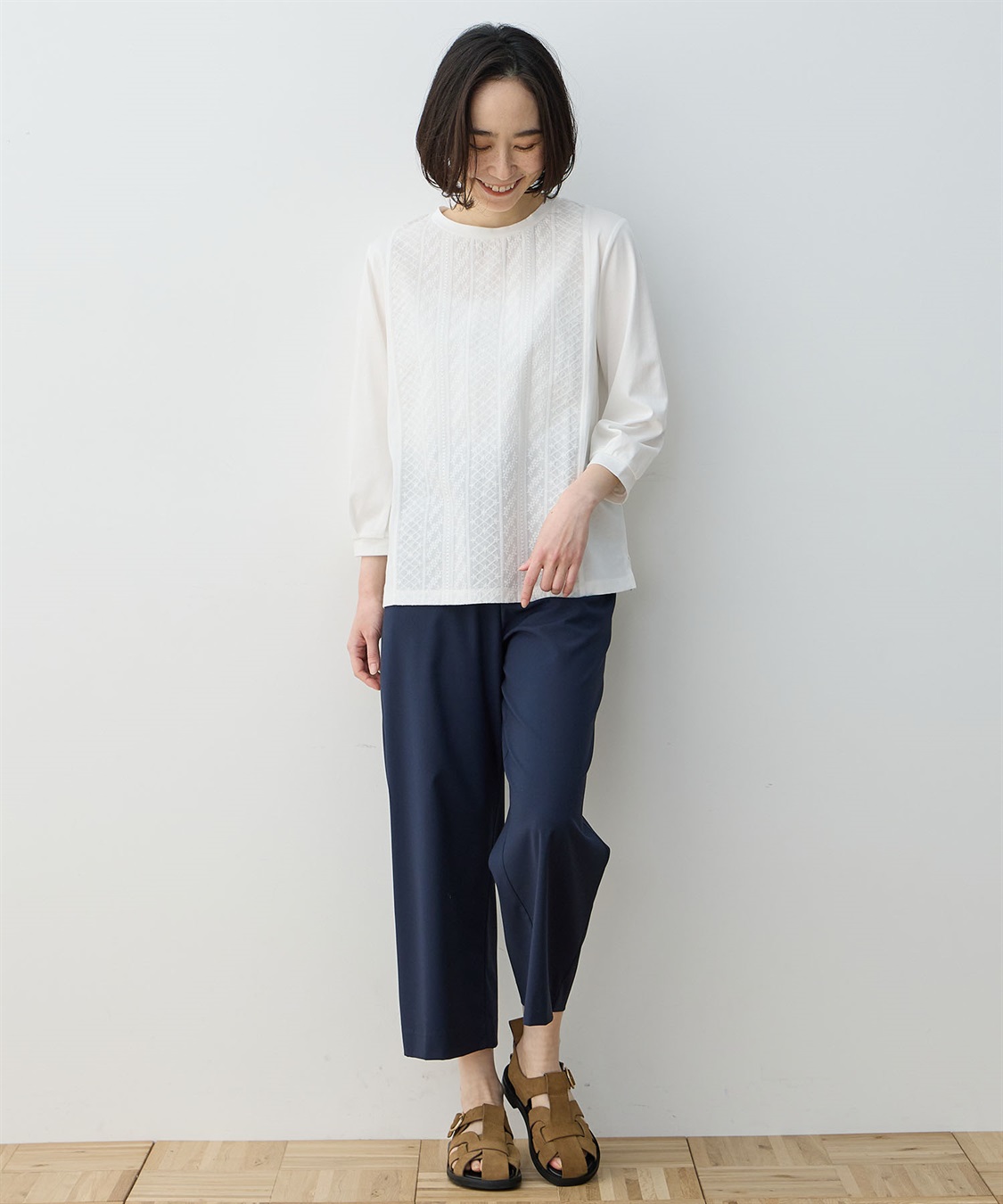 DECOY フロント刺しゅう切替プルオーバー_sub_19