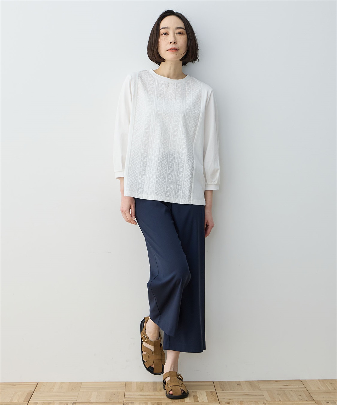 DECOY フロント刺しゅう切替プルオーバー_sub_21