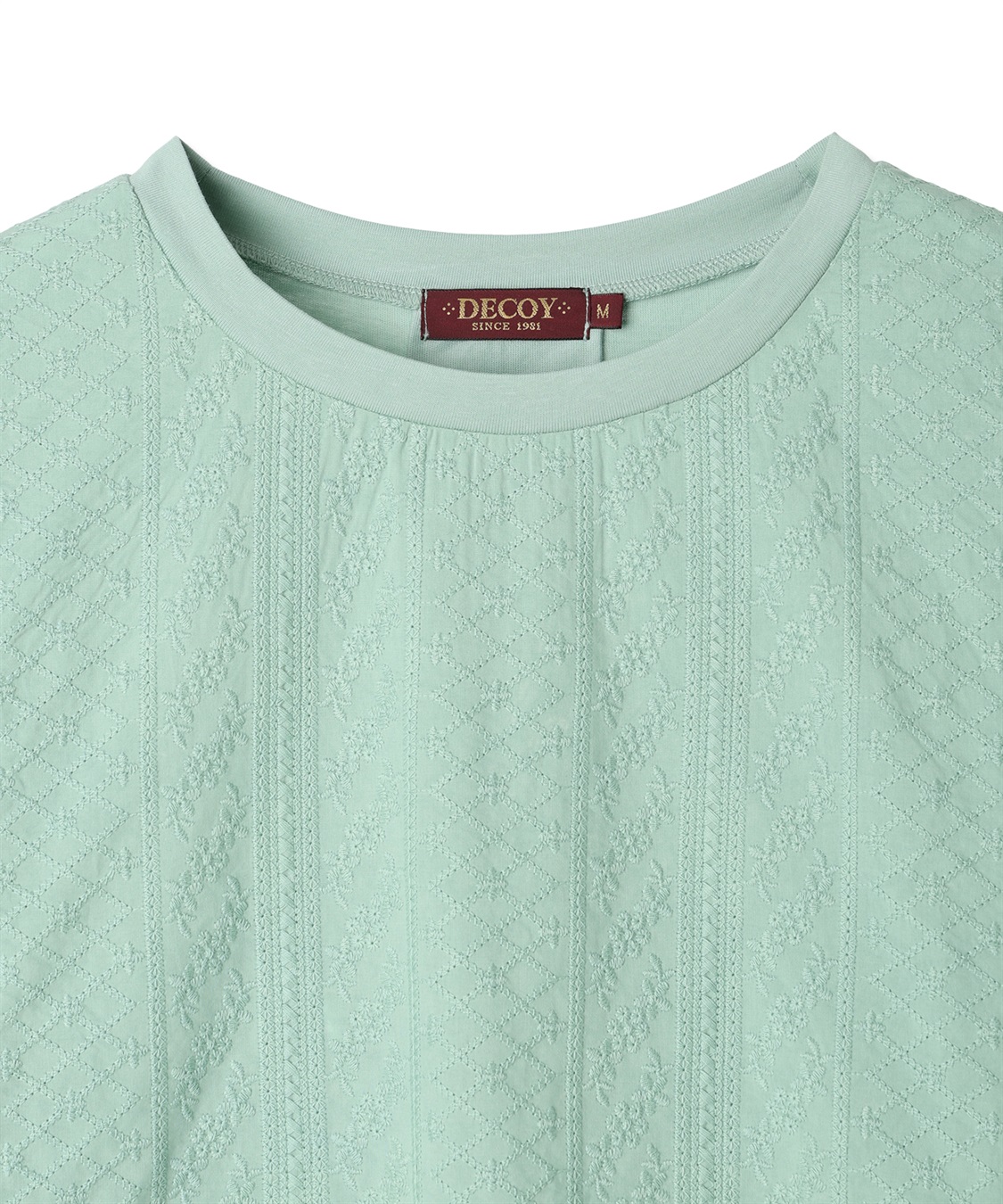 DECOY フロント刺しゅう切替プルオーバー_sub_24