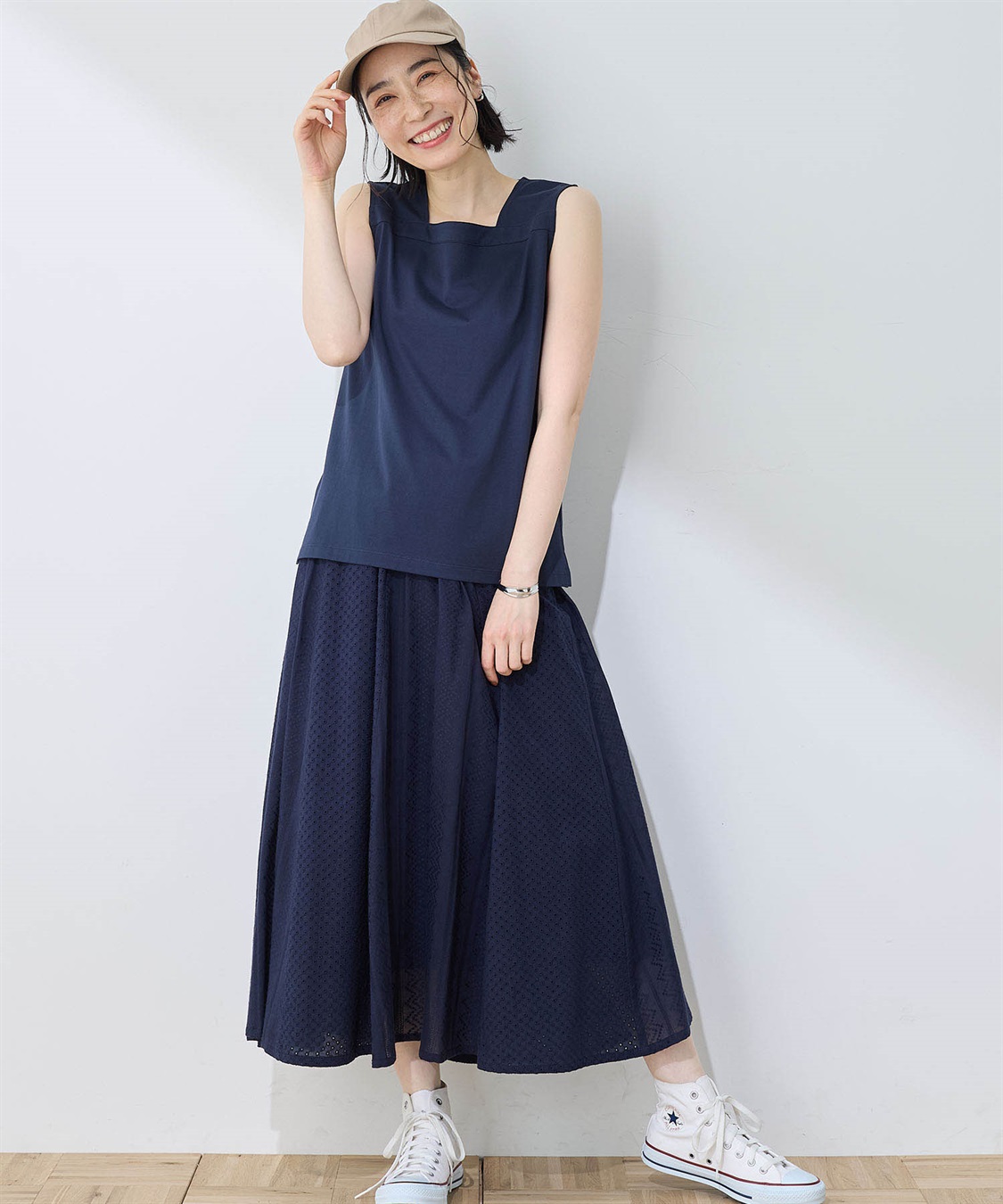 DECOY 【ひやさらコットン】【UVカット】スクエアタンクトップ_sub_12