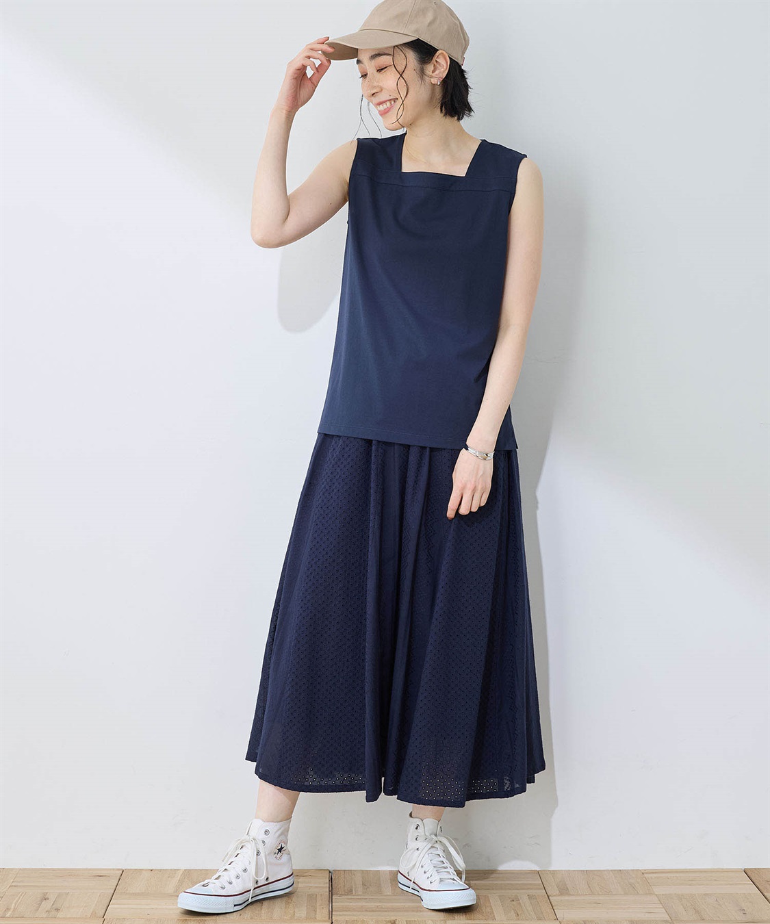 DECOY 【ひやさらコットン】【UVカット】スクエアタンクトップ_sub_13