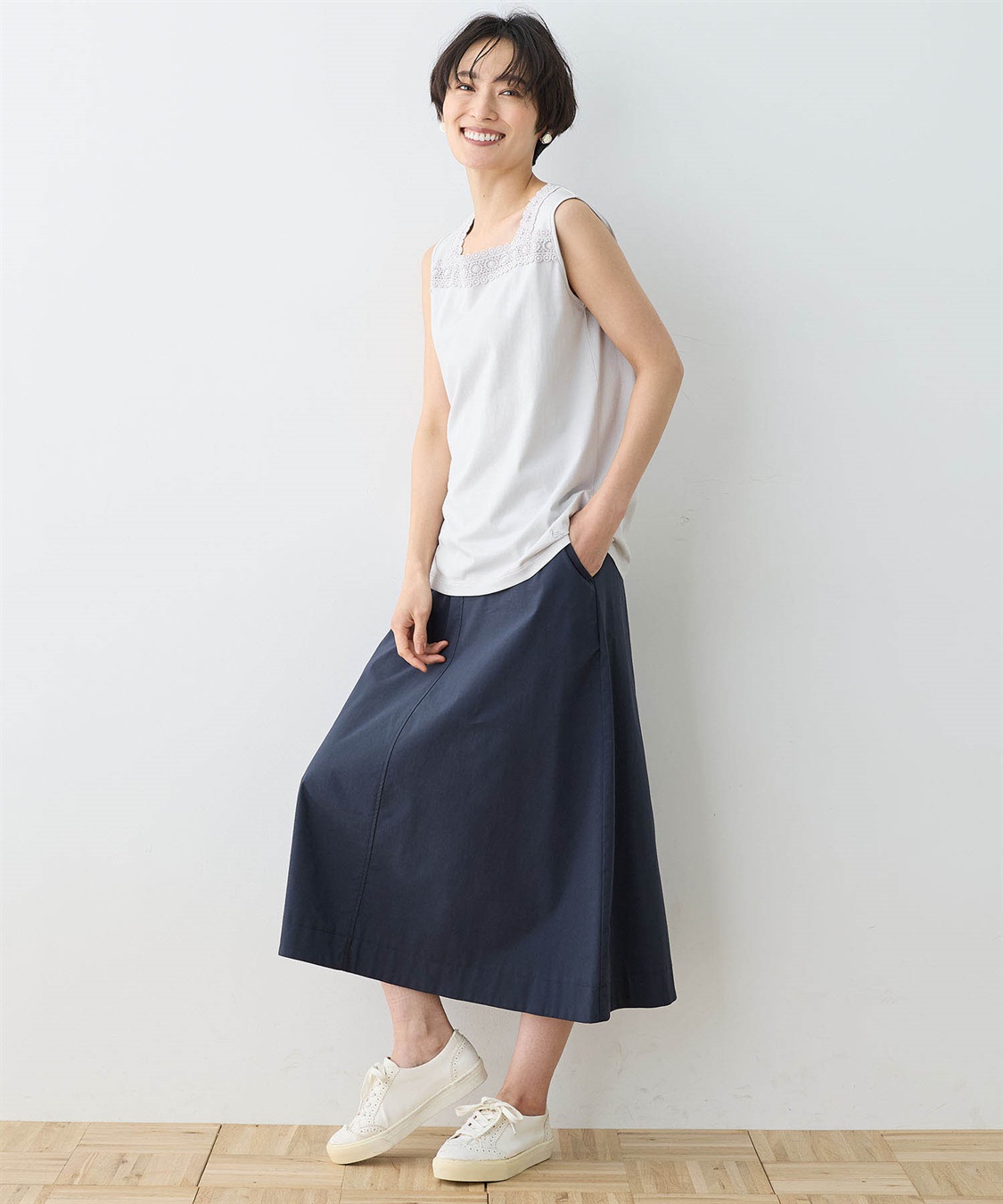 DECOY 【ひやさらコットン】【UVカット】レースタンクトップ_sub_11