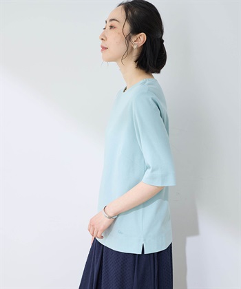 DECOY 【ひやさらコットン】【UVカット】6分袖リラックスTシャツ_subthumb_3