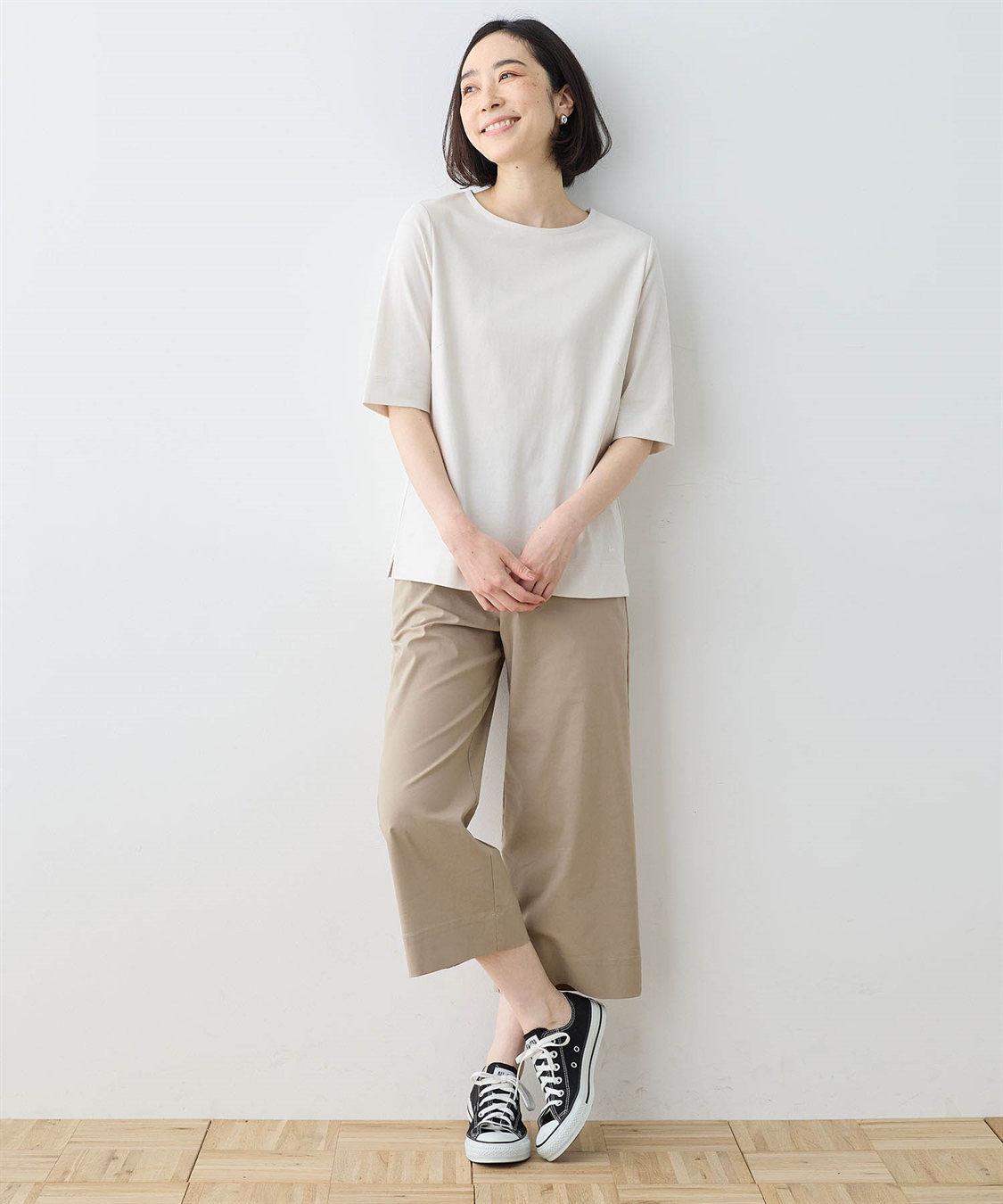 DECOY 【ひやさらコットン】【UVカット】6分袖リラックスTシャツ_sub_12