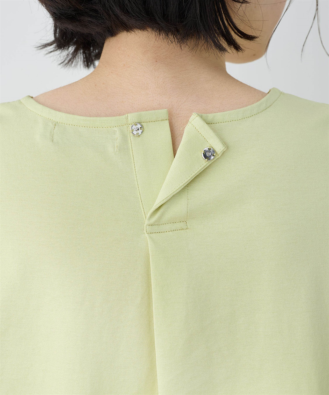 DECOY 【ひやさらコットン】【UVカット】刺しゅう切替Tシャツ_sub_5