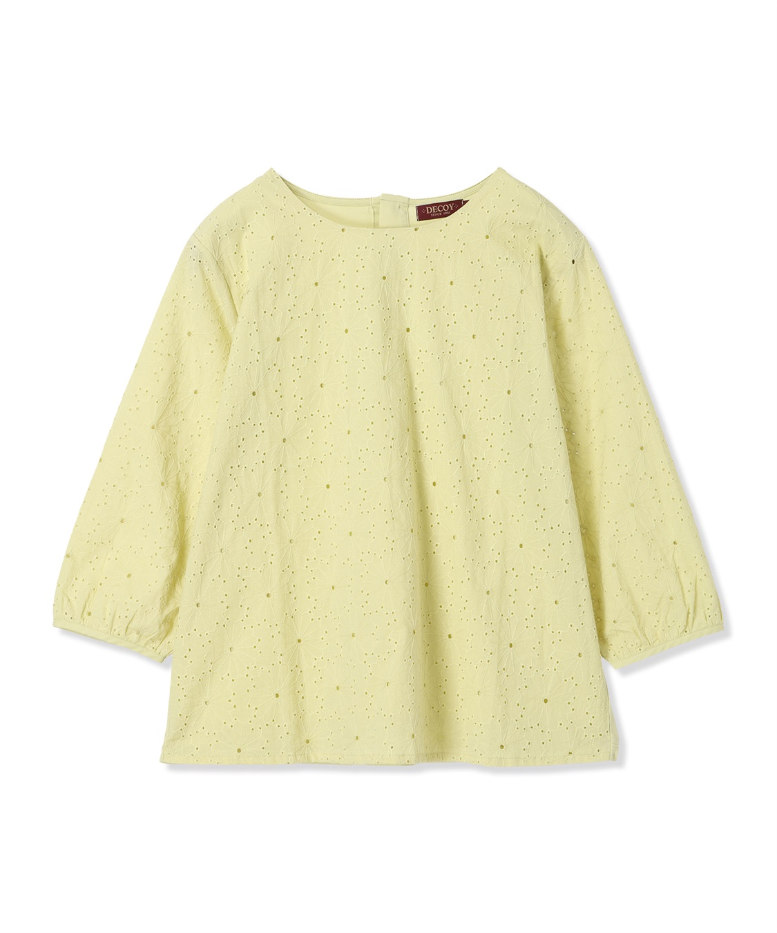 DECOY 【ひやさらコットン】【UVカット】刺しゅう切替Tシャツ_sub_17