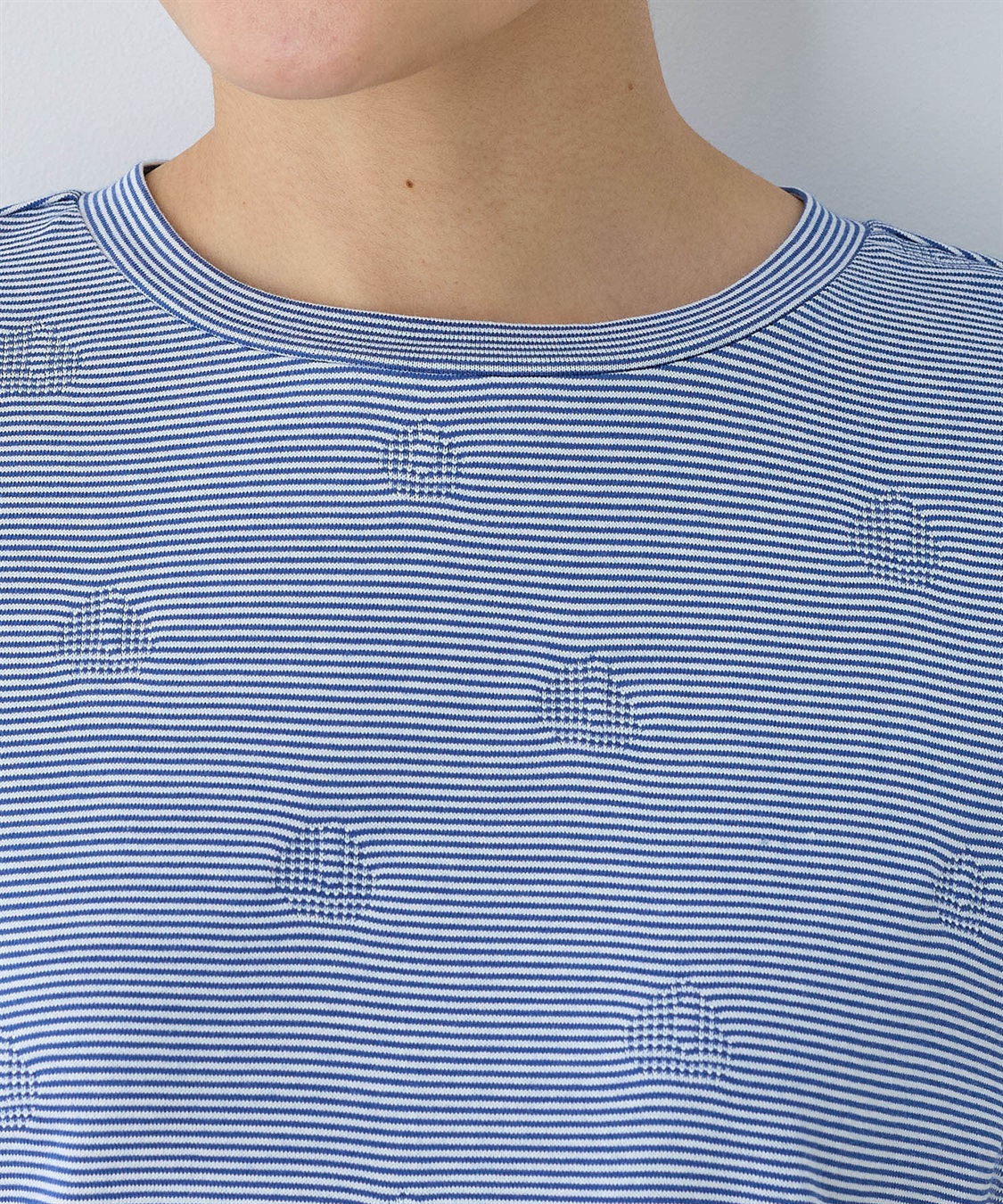 DECOY ボーダードットTシャツ_sub_4