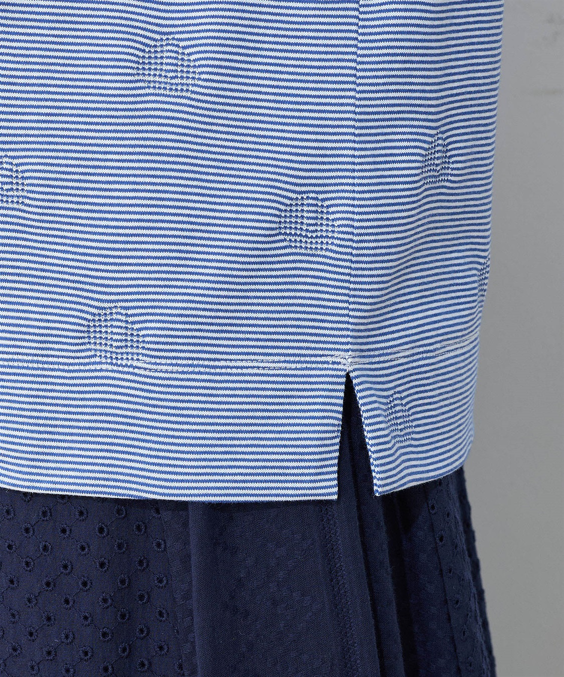 DECOY ボーダードットTシャツ_sub_6