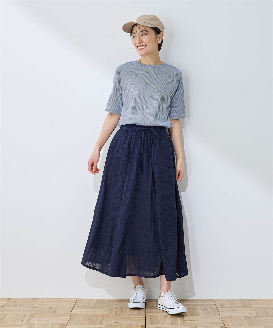 ボーダードットTシャツ DECOY｜クロスプラス公式通販サイト