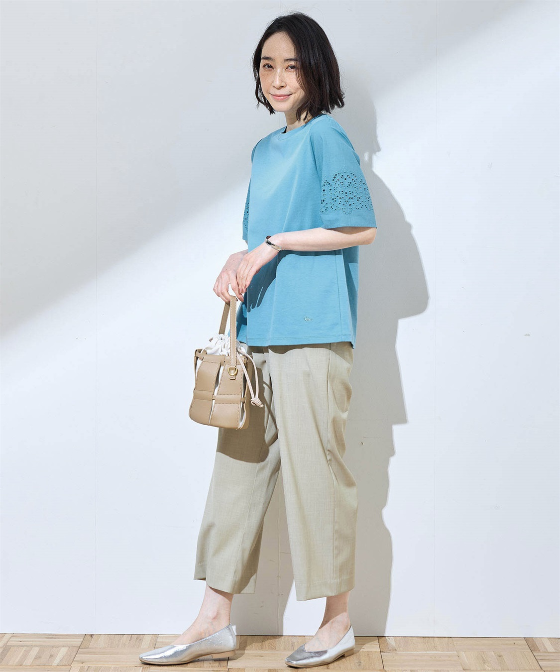 DECOY 【ひやさら】【UVカット】刺しゅうスリーブTシャツ_sub_12