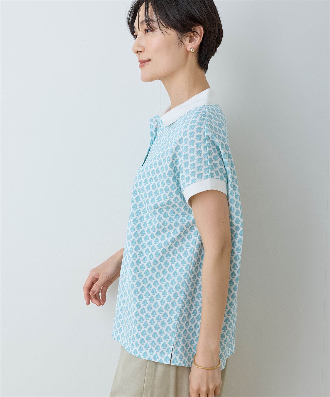 DECOY 【ひやさら】【UVカット】カノコポロTシャツ_sub_2