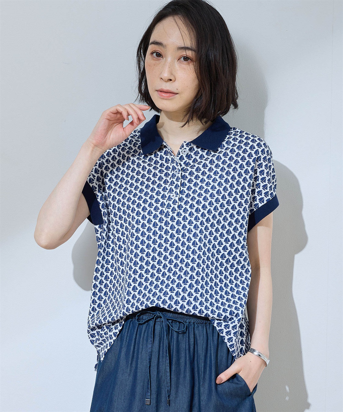 DECOY 【ひやさら】【UVカット】カノコポロTシャツ_sub_8