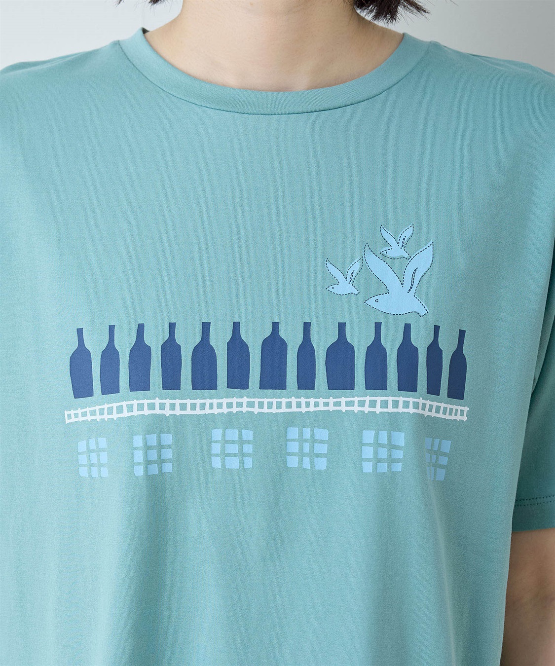 DECOY 【ひやさら】【UVカット】【友桝飲料コラボ】ロゴプリントTシャツ_sub_4