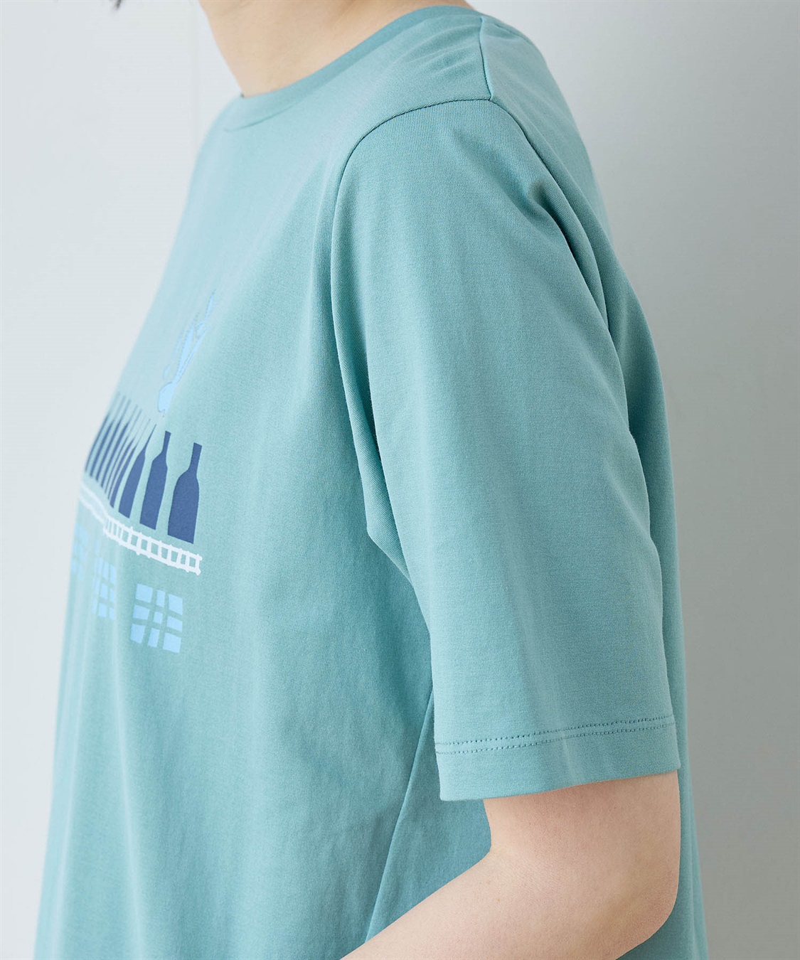 DECOY 【ひやさら】【UVカット】【友桝飲料コラボ】ロゴプリントTシャツ_sub_5