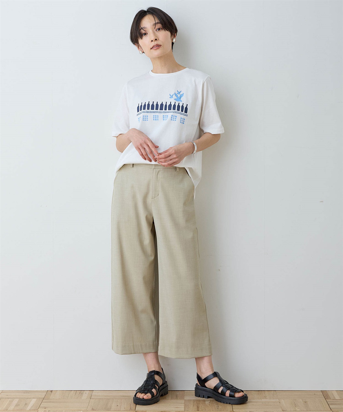 DECOY 【ひやさら】【UVカット】【友桝飲料コラボ】ロゴプリントTシャツ_sub_9