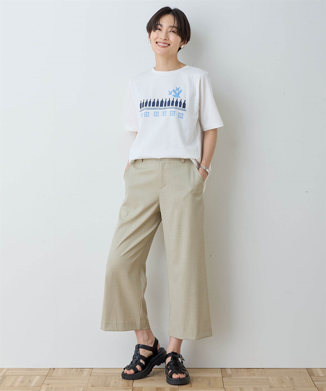 DECOY 【ひやさら】【UVカット】【友桝飲料コラボ】ロゴプリントTシャツ_sub_10