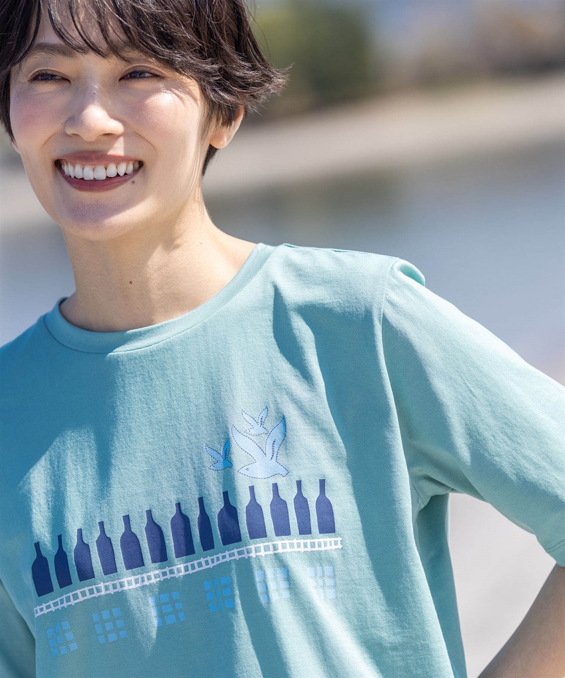 DECOY 【ひやさら】【UVカット】【友桝飲料コラボ】ロゴプリントTシャツ_sub_11