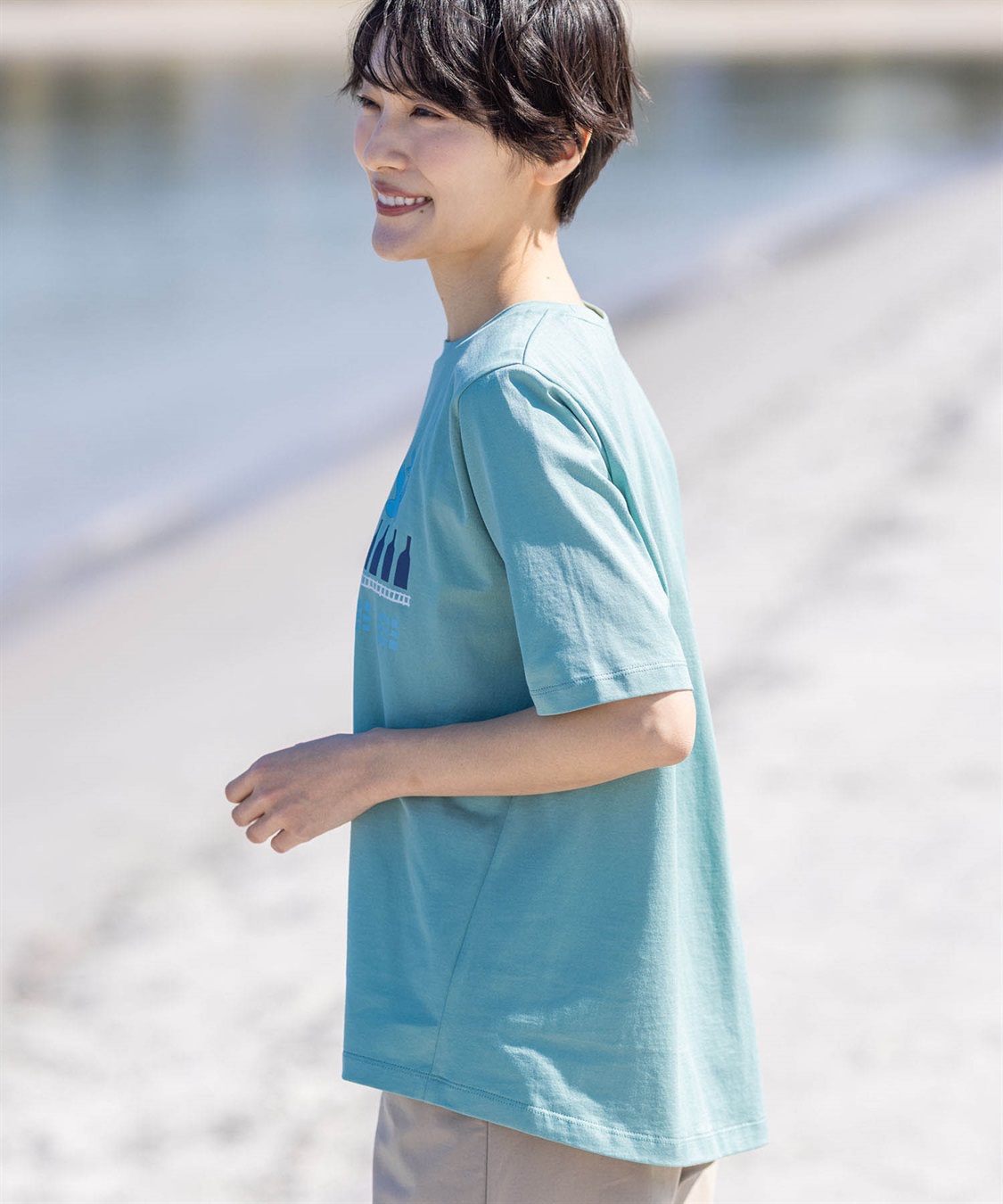 DECOY 【ひやさら】【UVカット】【友桝飲料コラボ】ロゴプリントTシャツ_sub_12