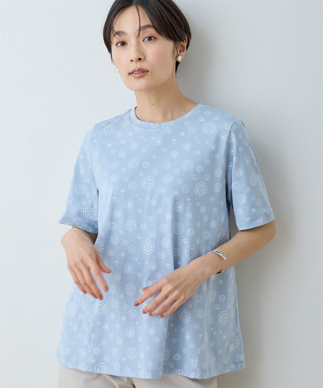 DECOY 【ひやさら】【UVカット】【友桝飲料コラボ】ドットロゴプリントTシャツ_sub_1