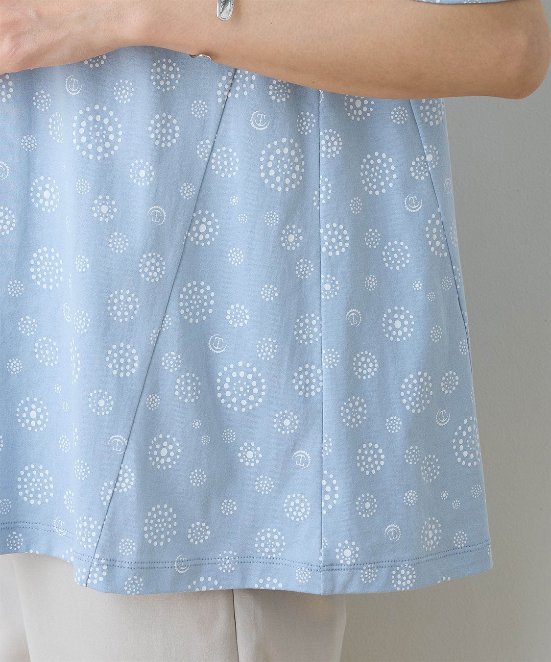 DECOY 【ひやさら】【UVカット】【友桝飲料コラボ】ドットロゴプリントTシャツ_sub_6