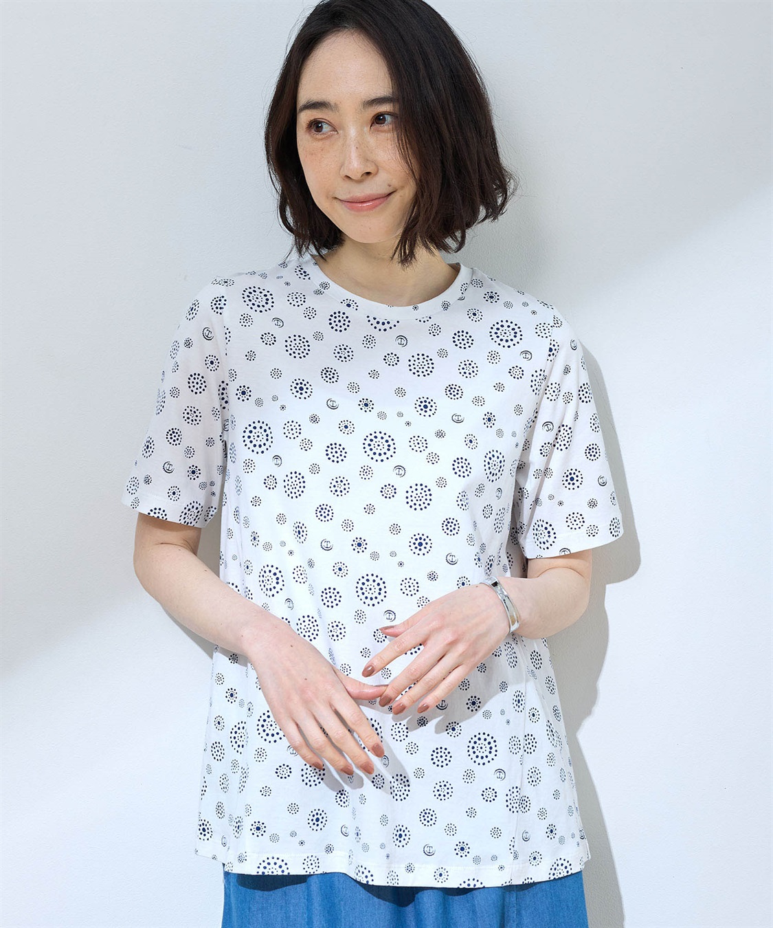 DECOY 【ひやさら】【UVカット】【友桝飲料コラボ】ドットロゴプリントTシャツ_sub_8