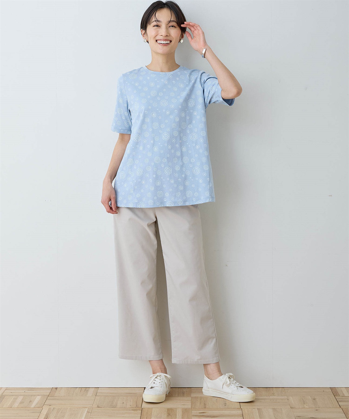 DECOY 【ひやさら】【UVカット】【友桝飲料コラボ】ドットロゴプリントTシャツ_sub_10