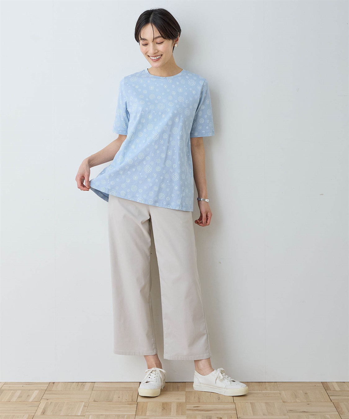 DECOY 【ひやさら】【UVカット】【友桝飲料コラボ】ドットロゴプリントTシャツ_sub_11