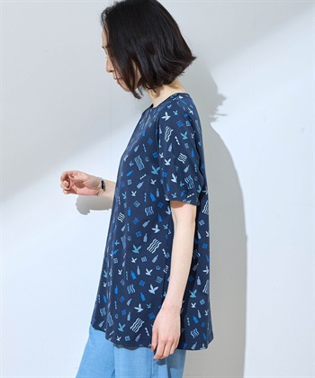 DECOY 【ひやさら】【UVカット】【友桝飲料コラボ】プリントチュニックTシャツ_subthumb_2
