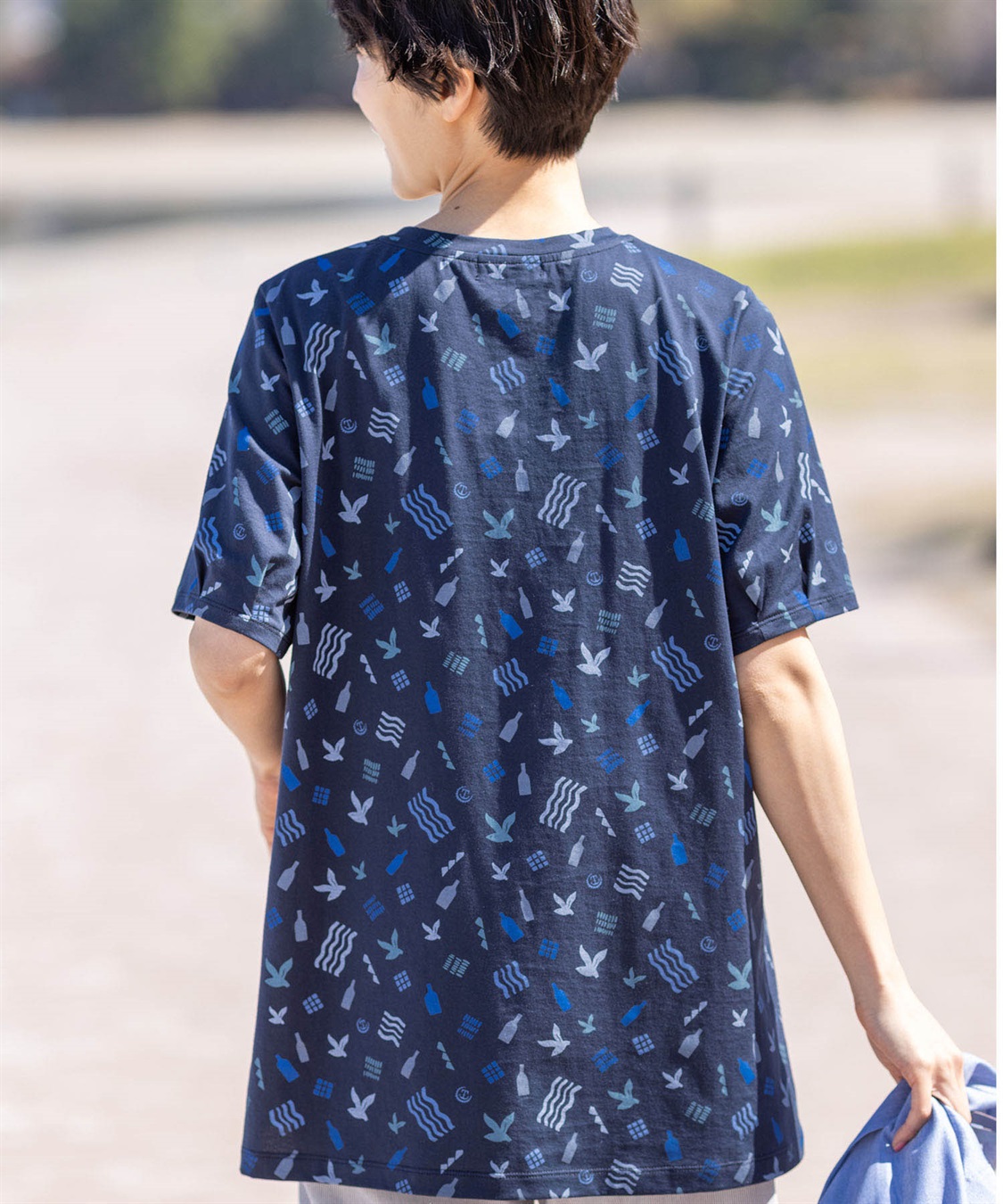 DECOY 【ひやさら】【UVカット】【友桝飲料コラボ】プリントチュニックTシャツ_sub_13