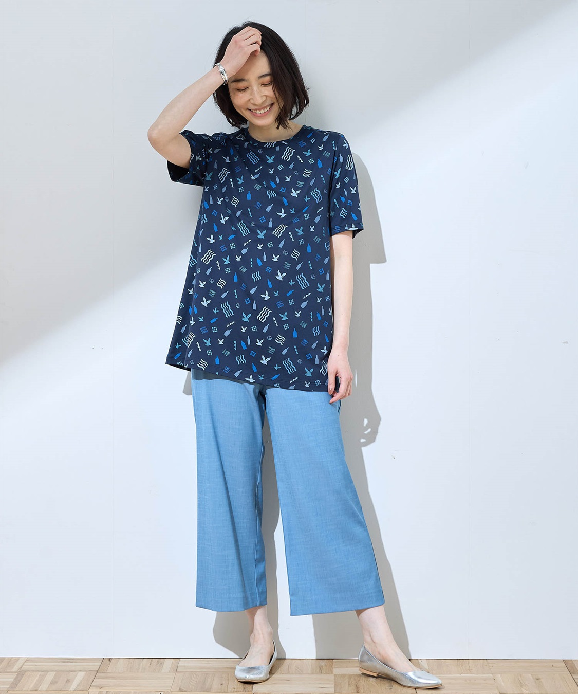 DECOY 【ひやさら】【UVカット】【友桝飲料コラボ】プリントチュニックTシャツ_sub_16