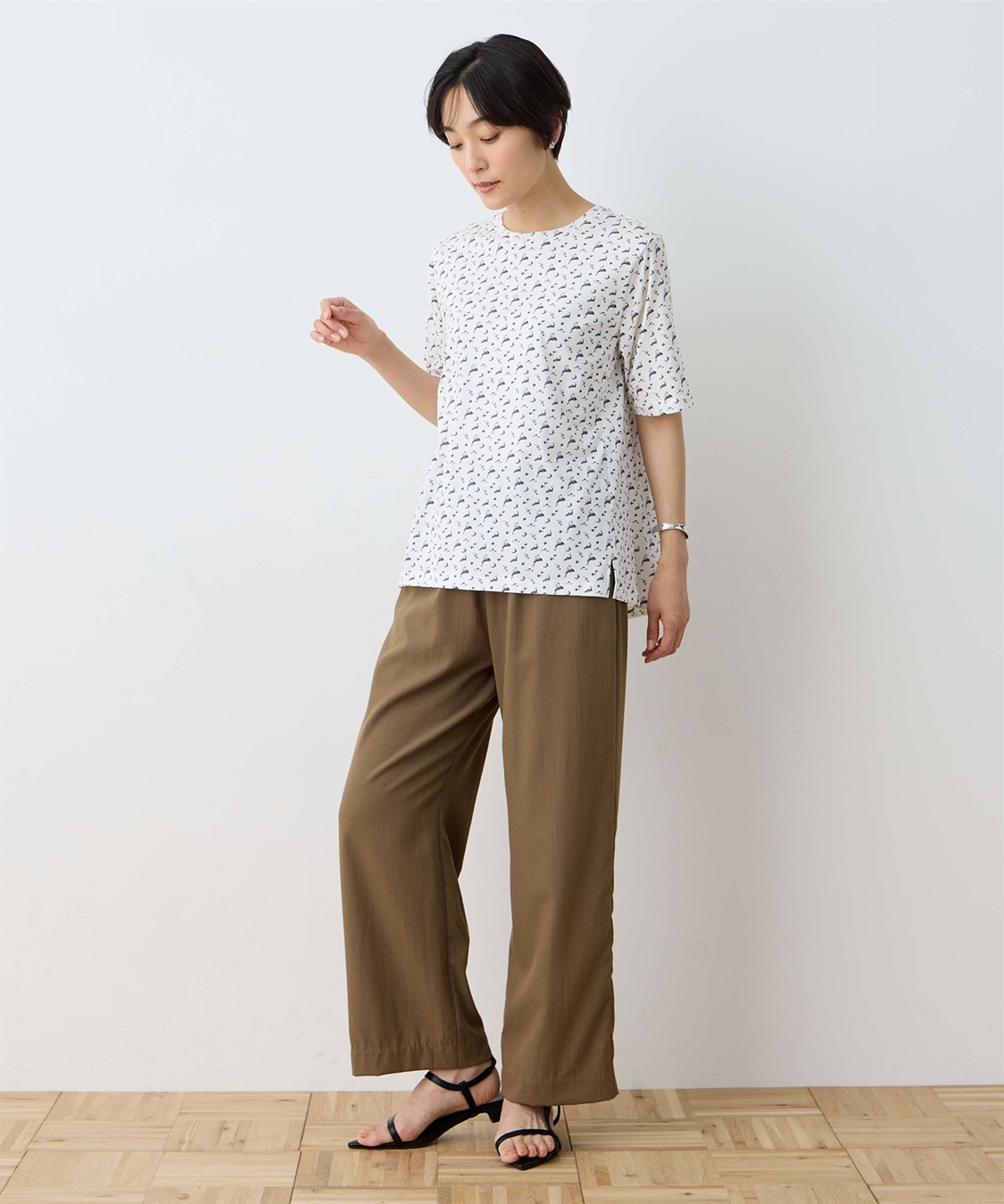 DECOY 【ひやさら】【UVカット】chiyoコイ君プリントTシャツ_sub_3