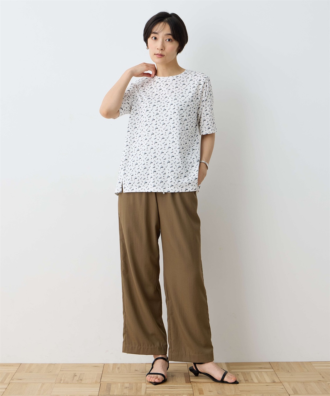 DECOY 【ひやさら】【UVカット】chiyoコイ君プリントTシャツ_sub_4