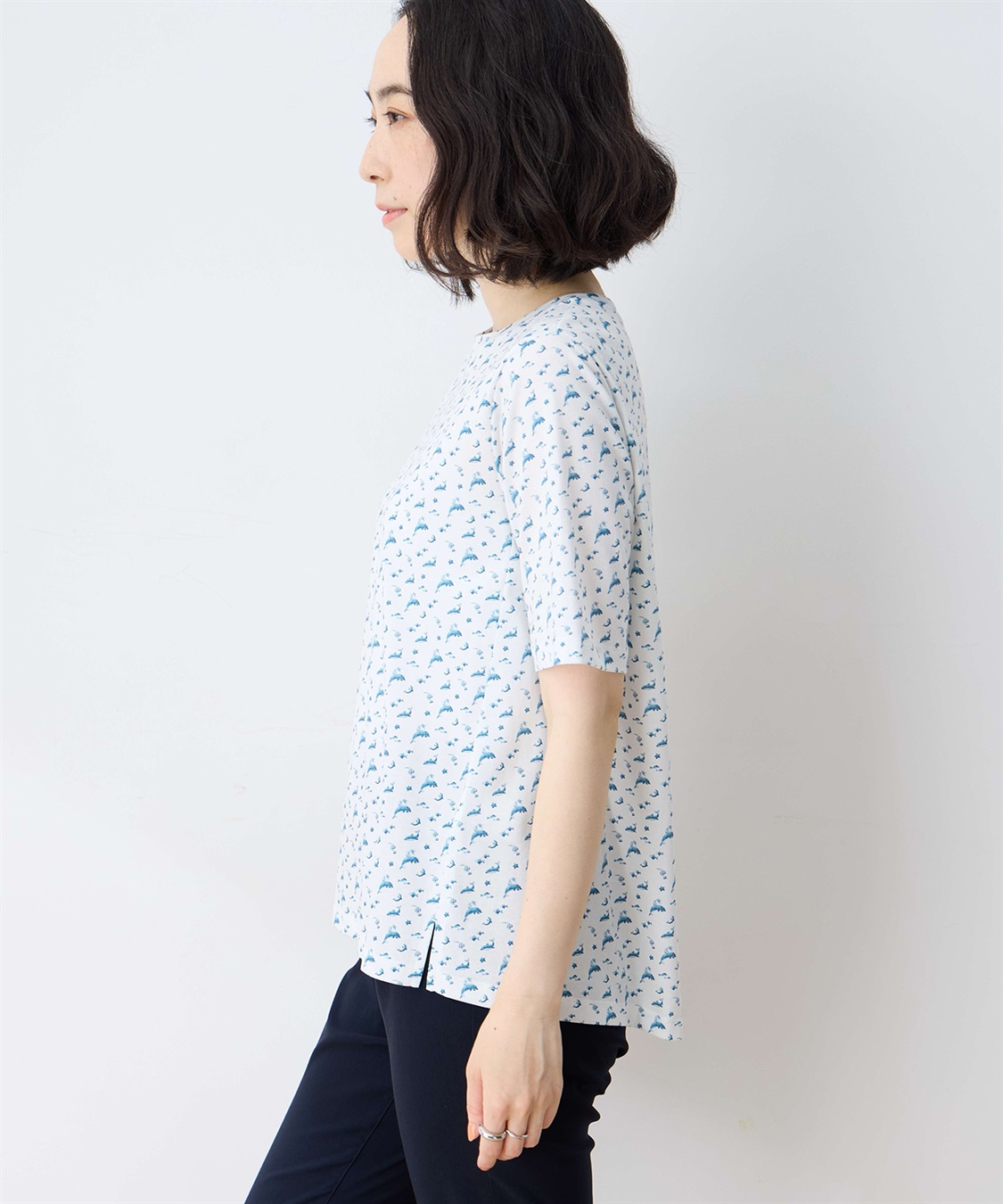 DECOY 【ひやさら】【UVカット】chiyoコイ君プリントTシャツ_sub_6