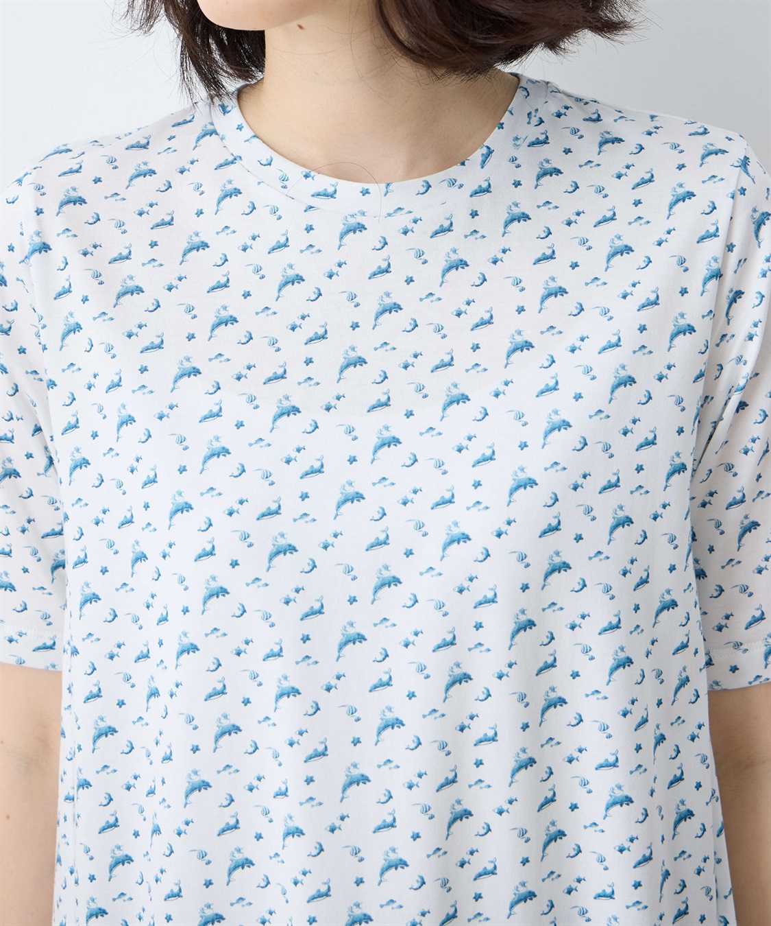 DECOY 【ひやさら】【UVカット】chiyoコイ君プリントTシャツ_sub_8